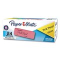 Paper Mate Pink Pearl Eraser, Medium, PK24 70520